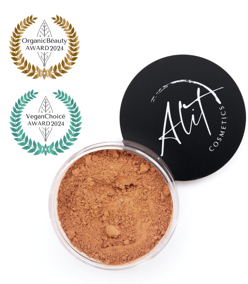 Natural Mineral Bronzer (Caramelo) Vegan - Alit Cosmetics Made_in_Australia - Toxin Free awards winning foundation contouring tan