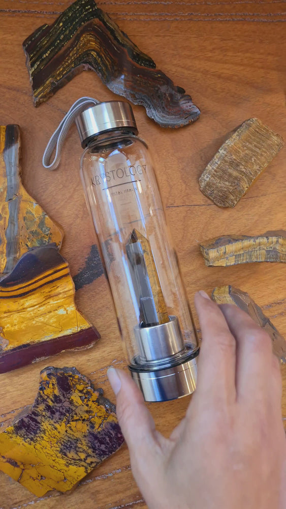 
                
                    Load and play video in Gallery viewer, Crystal Balanced Water Bottle
                
            