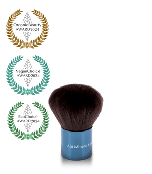 The Kabuki Brush Vegan - Alit Cosmetics Made_in_Australia - Toxin Free General natural mineral foundation awards winning