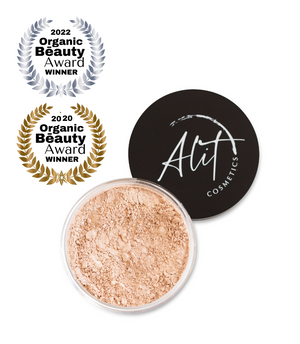 
                
                    Load image into Gallery viewer, Flawless Powder – SPF20 Mineral Foundation organic beauty award- Natural Vegan mineral makeup- Alit Cosmetics Made_in_Australia 
                
            