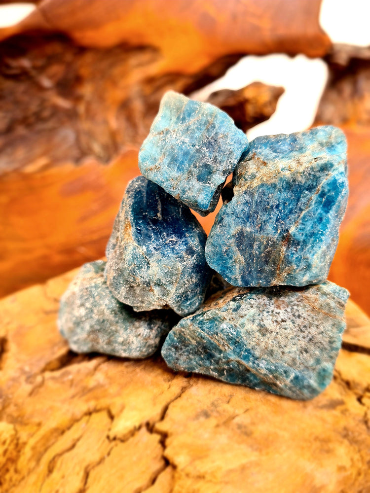 Blue Apatite Crystal