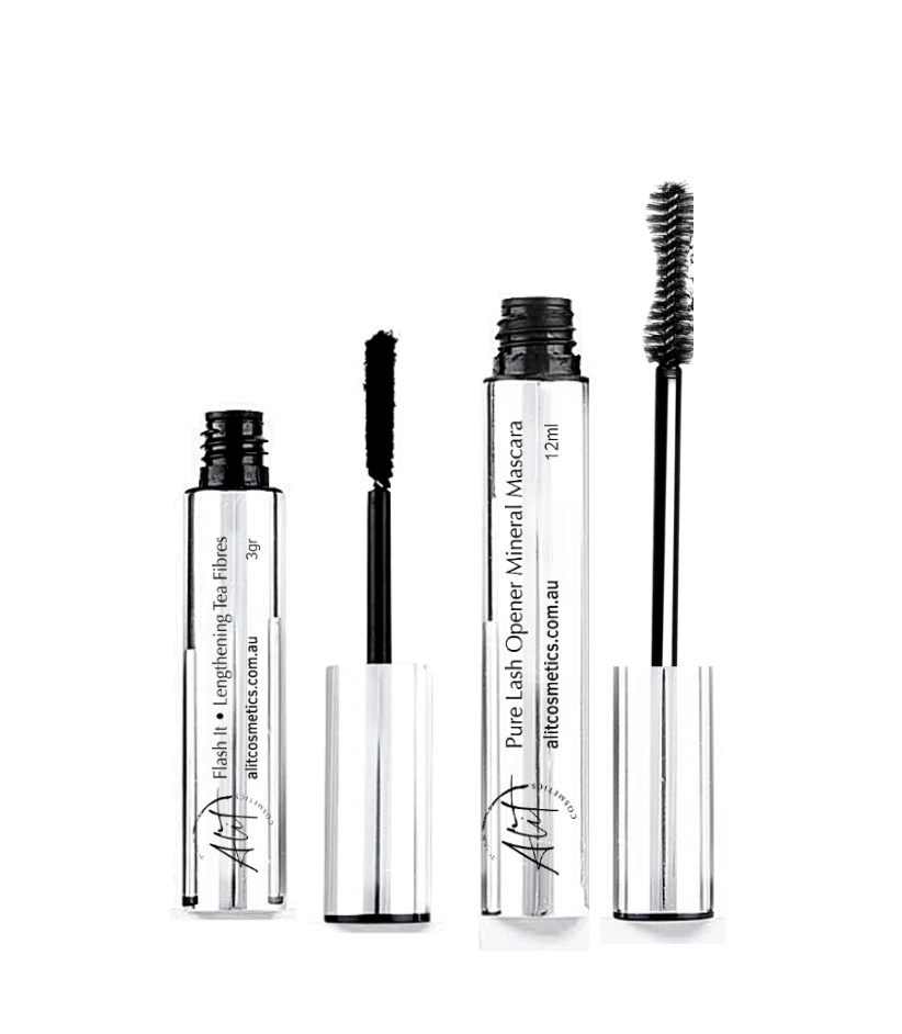 
                
                    Load image into Gallery viewer, Mineral Mascara Bundle Vegan - Alit Cosmetics Made_in_Australia - Toxin Free
                
            