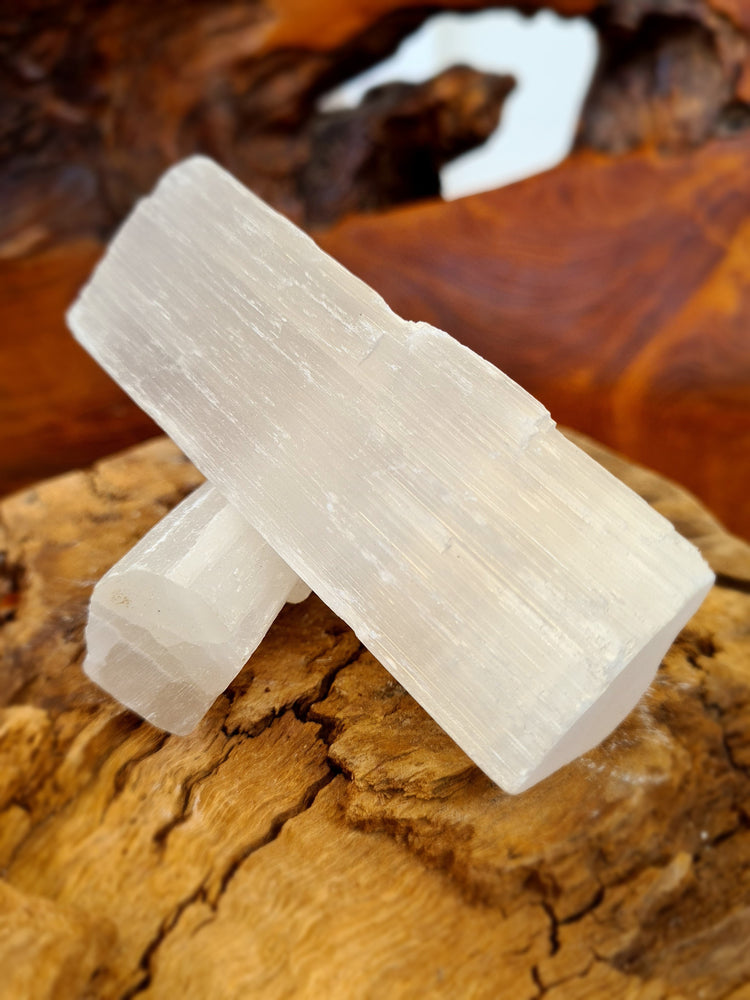 Satin Spar Selenite Crystal Vegan - Alit Cosmetics Made_in_Australia - Toxin Free